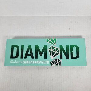 14-Color Diamond Eyeshadow Palette With Mirror